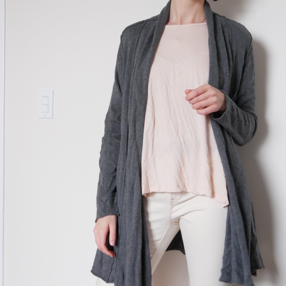 Kenar dark grey cardigan